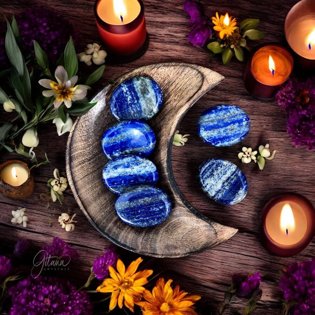 Lapis Lazuli Worry Stone