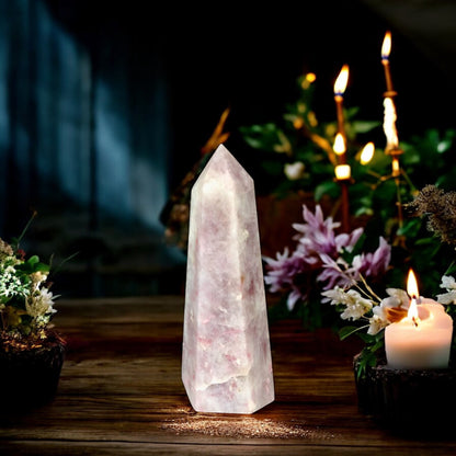 Pink Tourmaline Quartz