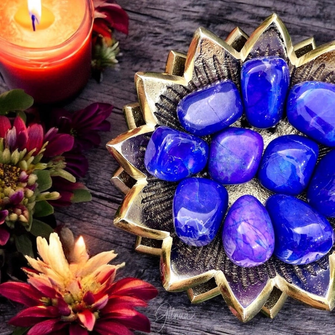 Howlite Tumbles | Mystic Purple