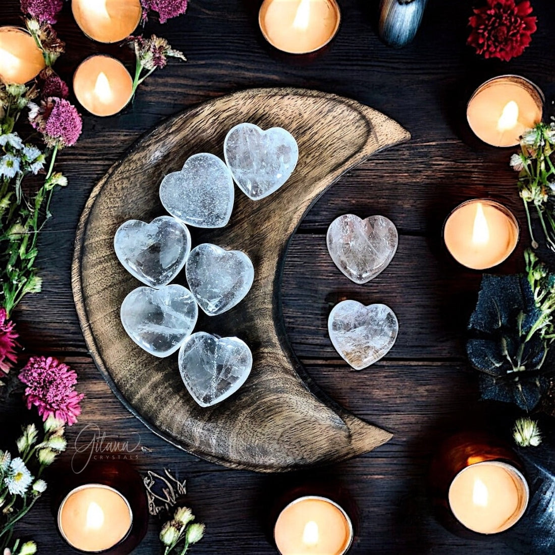 Clear Quartz Heart