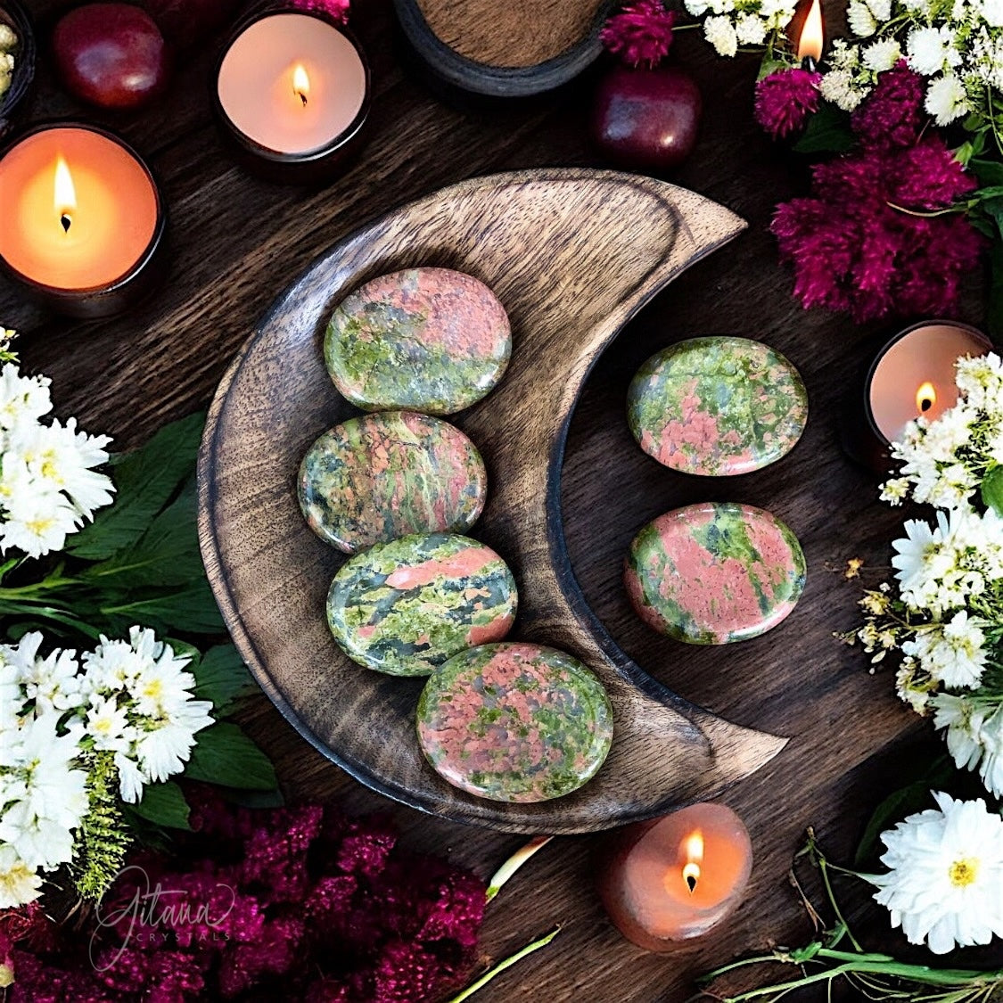 Unakite Worry Stone