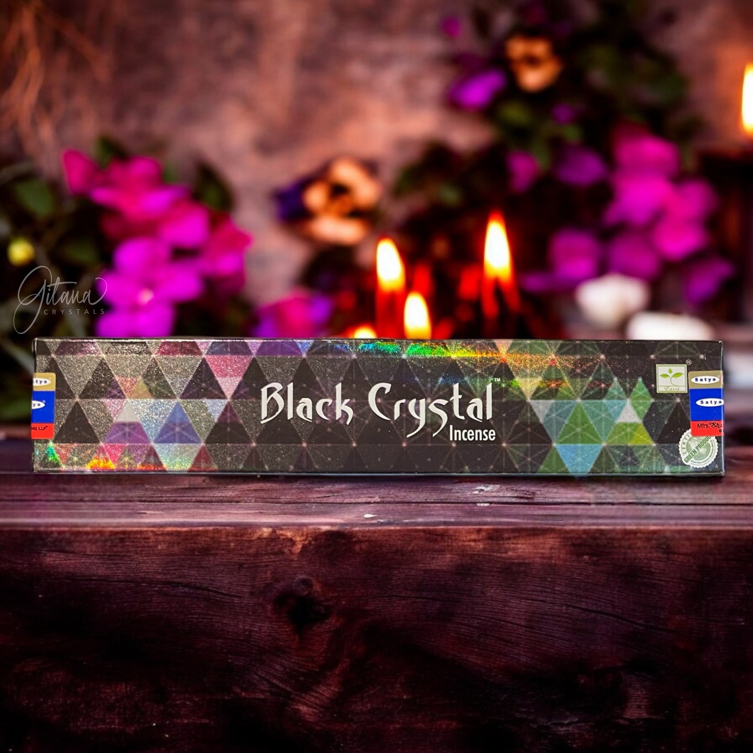 Satya Incense | Black Crystal