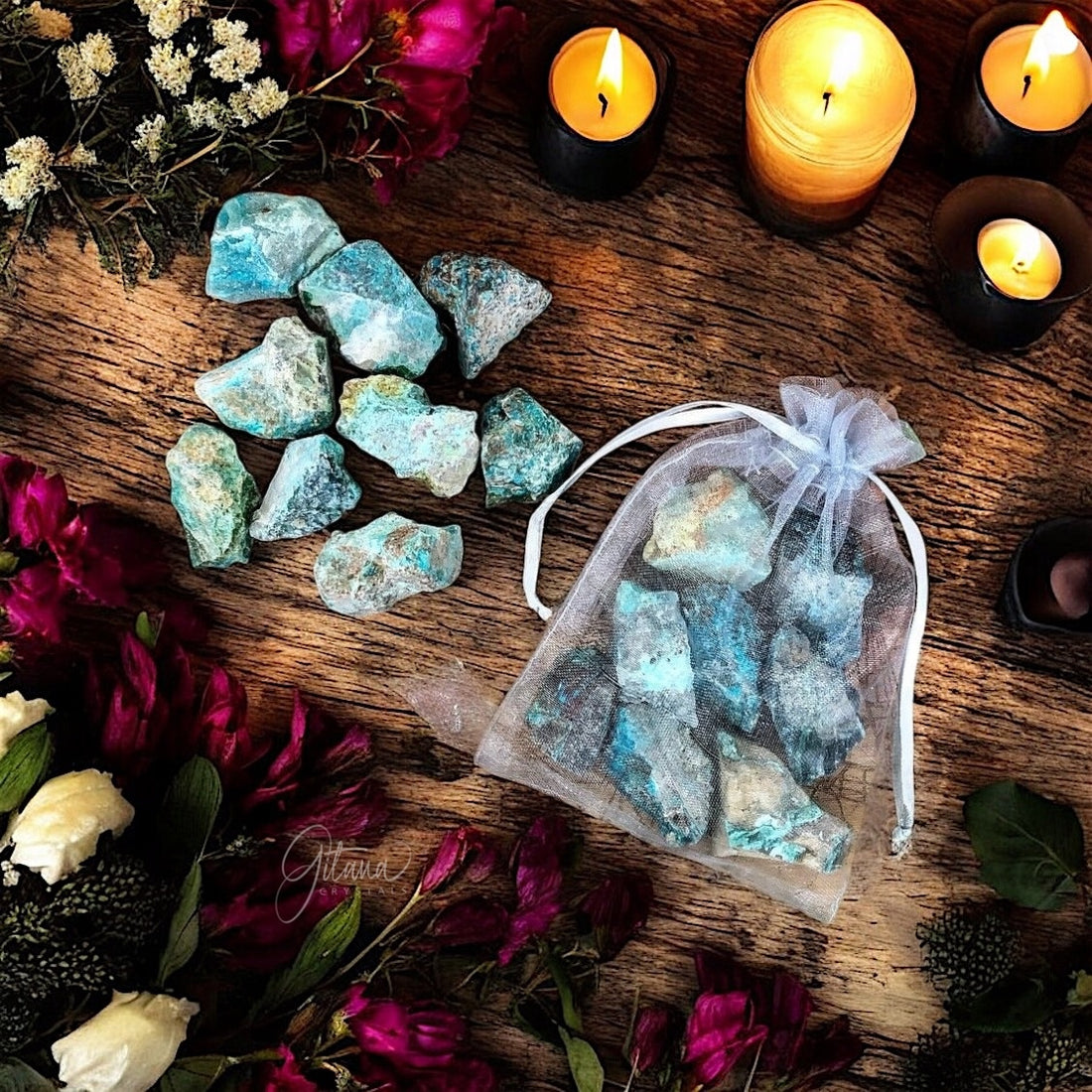 Chrysocolla Rough | 120g Bag