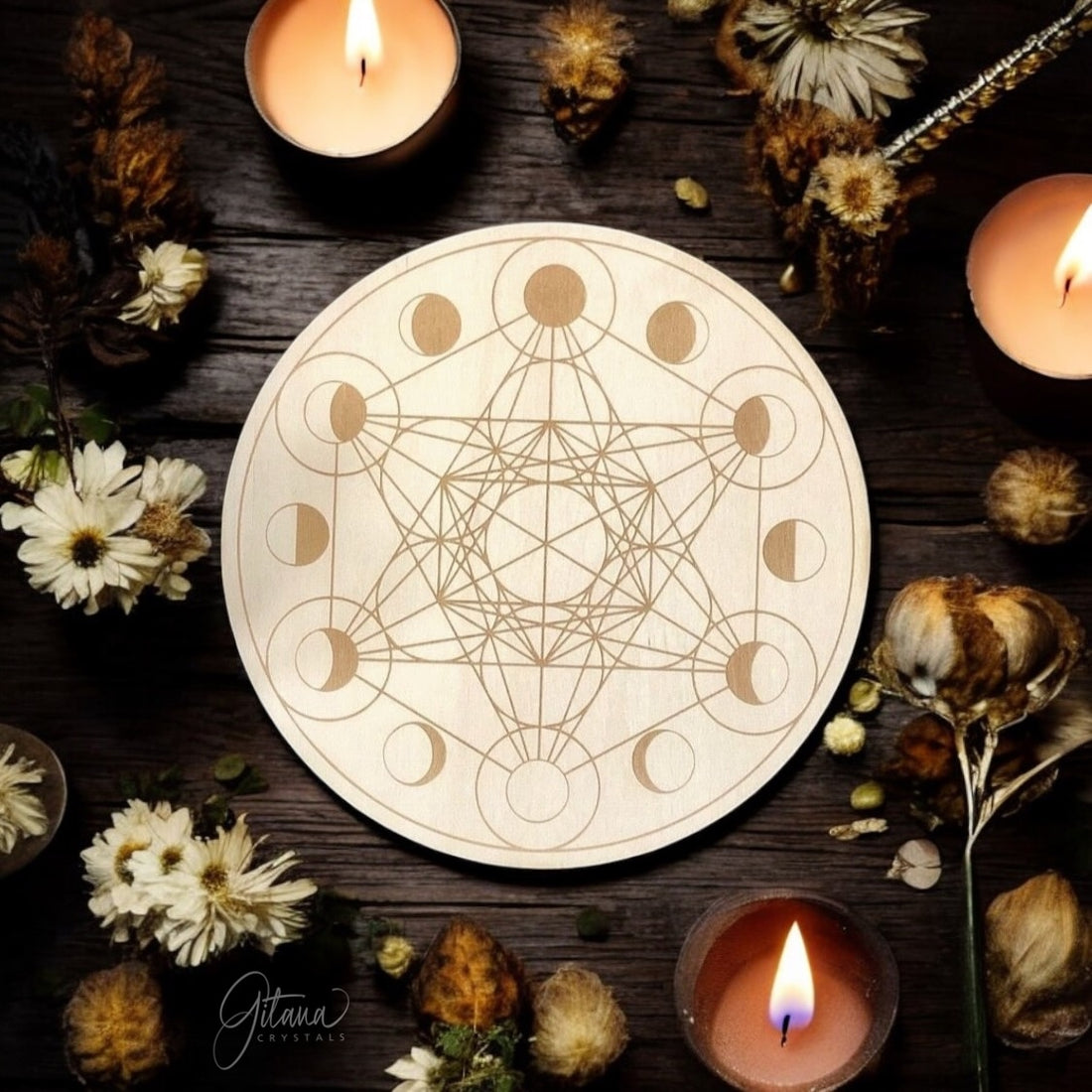 Crystal Grid | Moon Phase ~ Natural