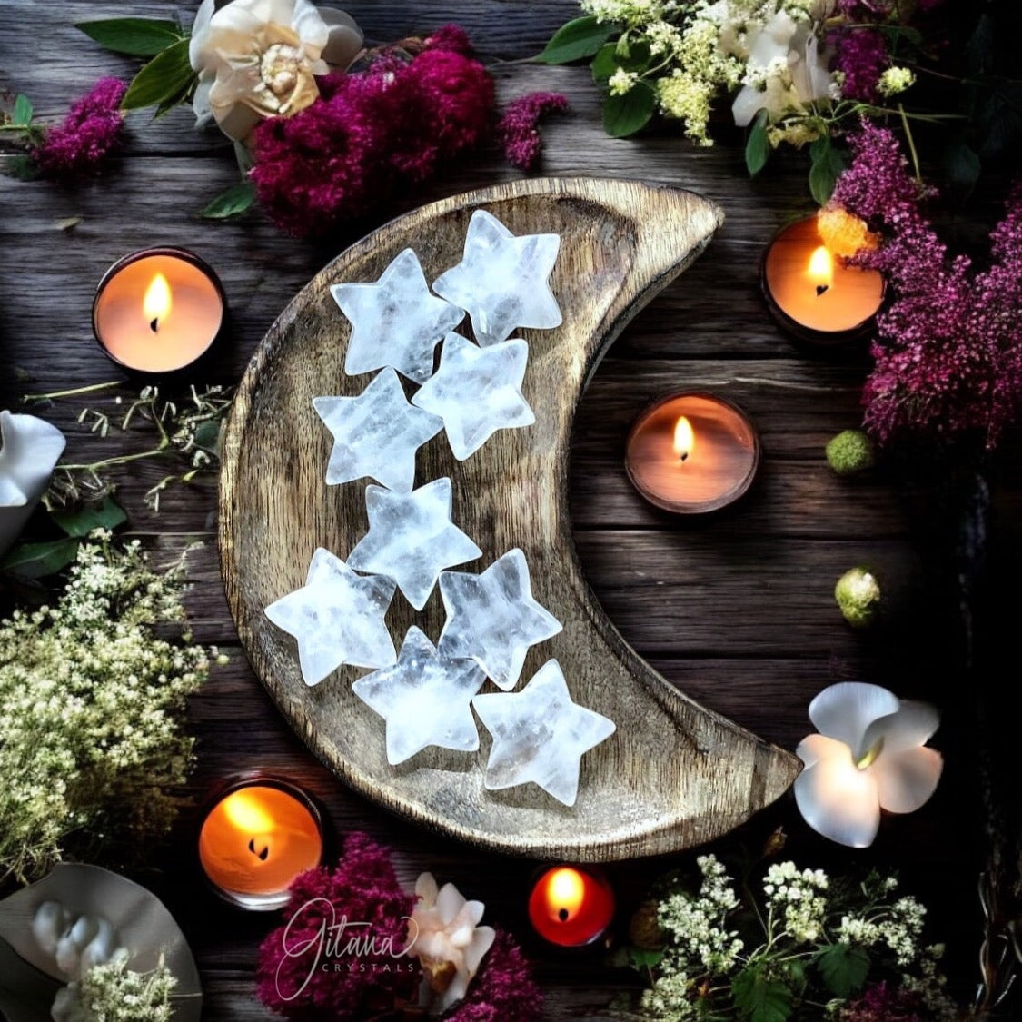 Clear Quartz Star