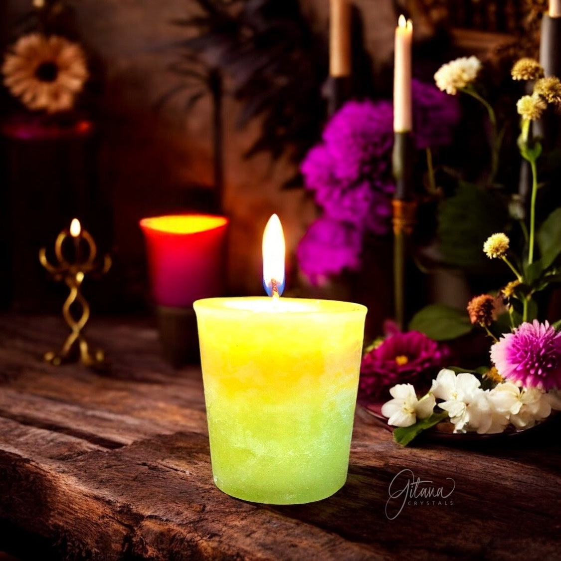 Scented Ritual Candle ~ Coconut Lime